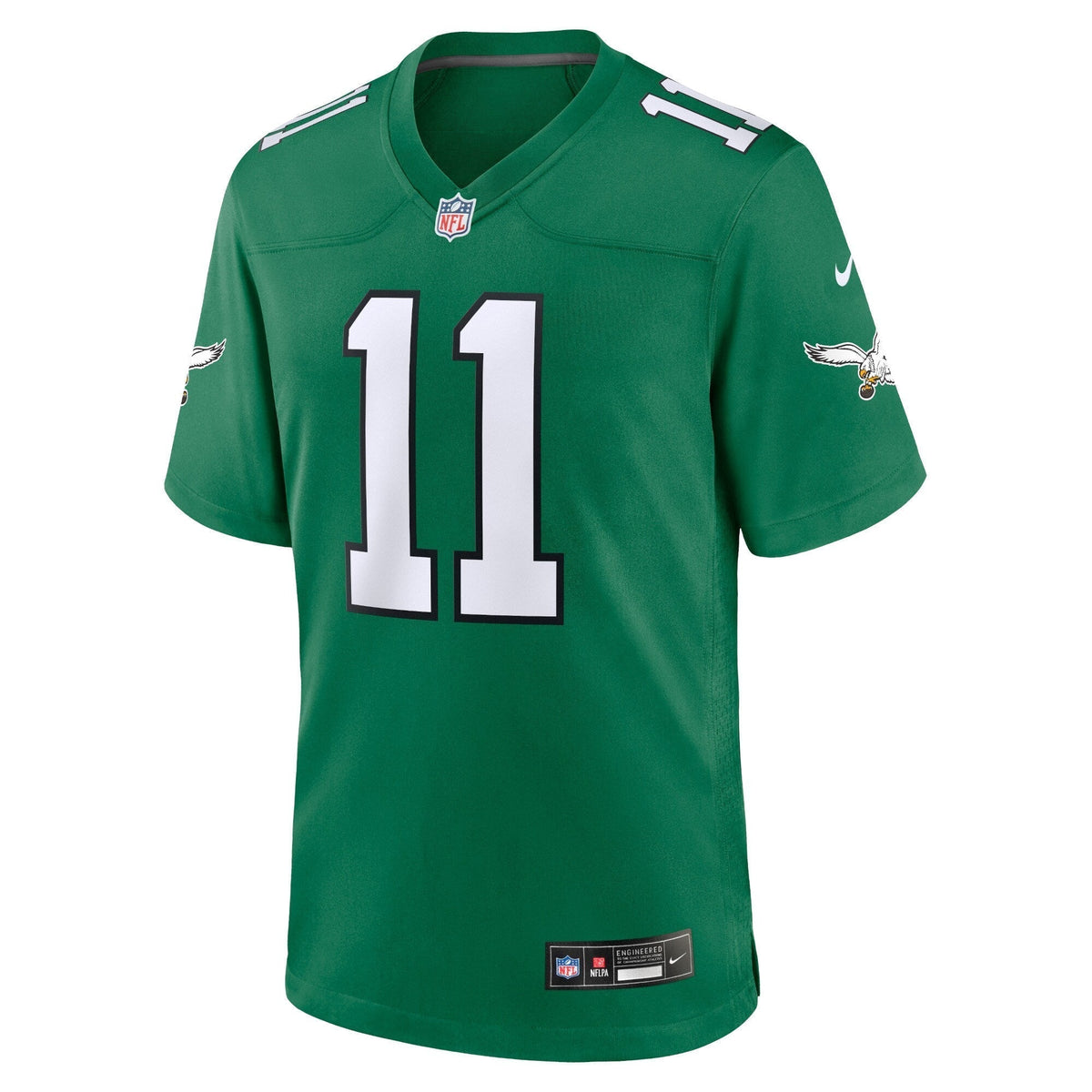 A.J. Brown Philadelphia Eagles  Alternate Game   Jersey - Kelly Green