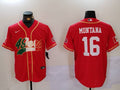 Men's San Francisco 49ers Joe Montana Scarlet Game Jersey