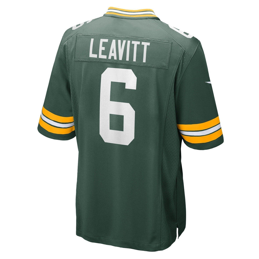 Dallin Leavitt Green Bay Packers  Game   Jersey - Green