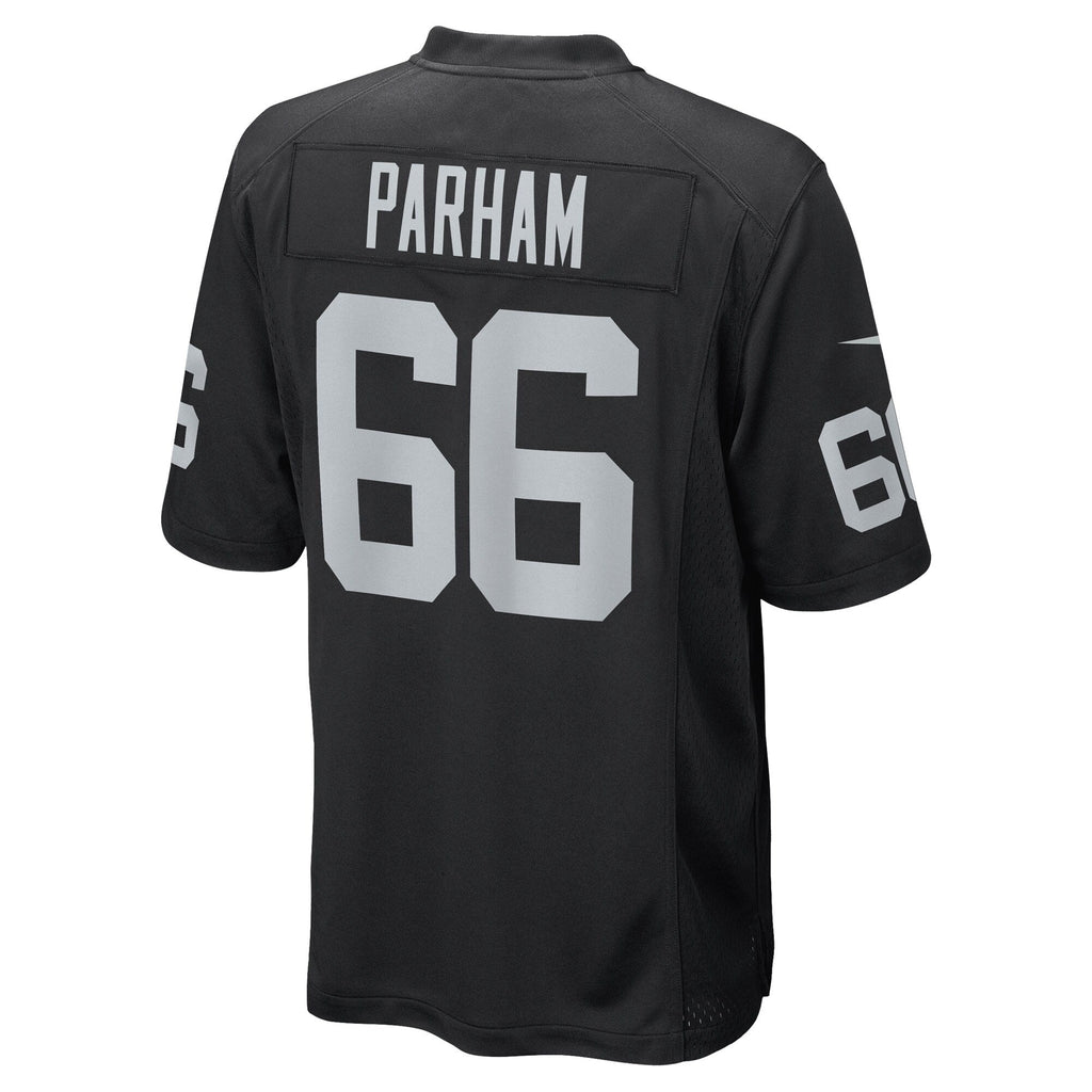 Dylan Parham Las Vegas Raiders  Game   Jersey - Black