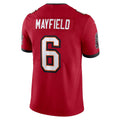 TB.Buccaneers #6 Baker Mayfield Red Vapor Untouchable Limited Jersey