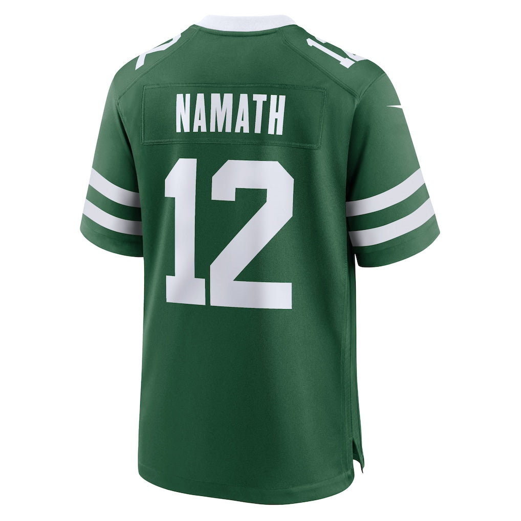 NY.Jets #12 Joe Namath Legacy Green Game Jersey