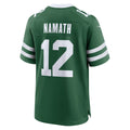 NY.Jets #12 Joe Namath Legacy Green Game Jersey