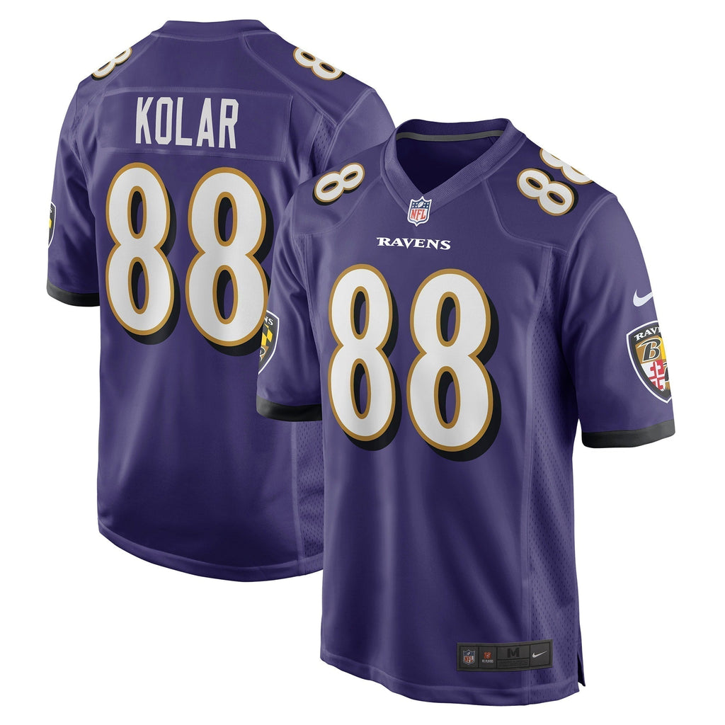 Charlie Kolar Baltimore Ravens    Game Jersey - Purple