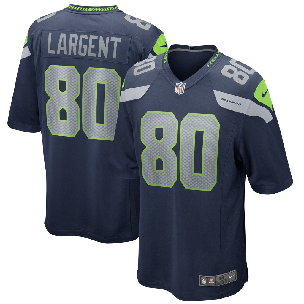 Steve Largent Seattle Seahawks  Game Retired   Jersey - College Navy