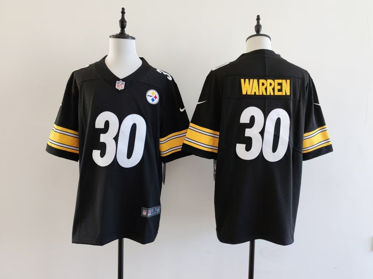 Men's Pittsburgh Steelers Jaylen Warren  Jersey -  Black