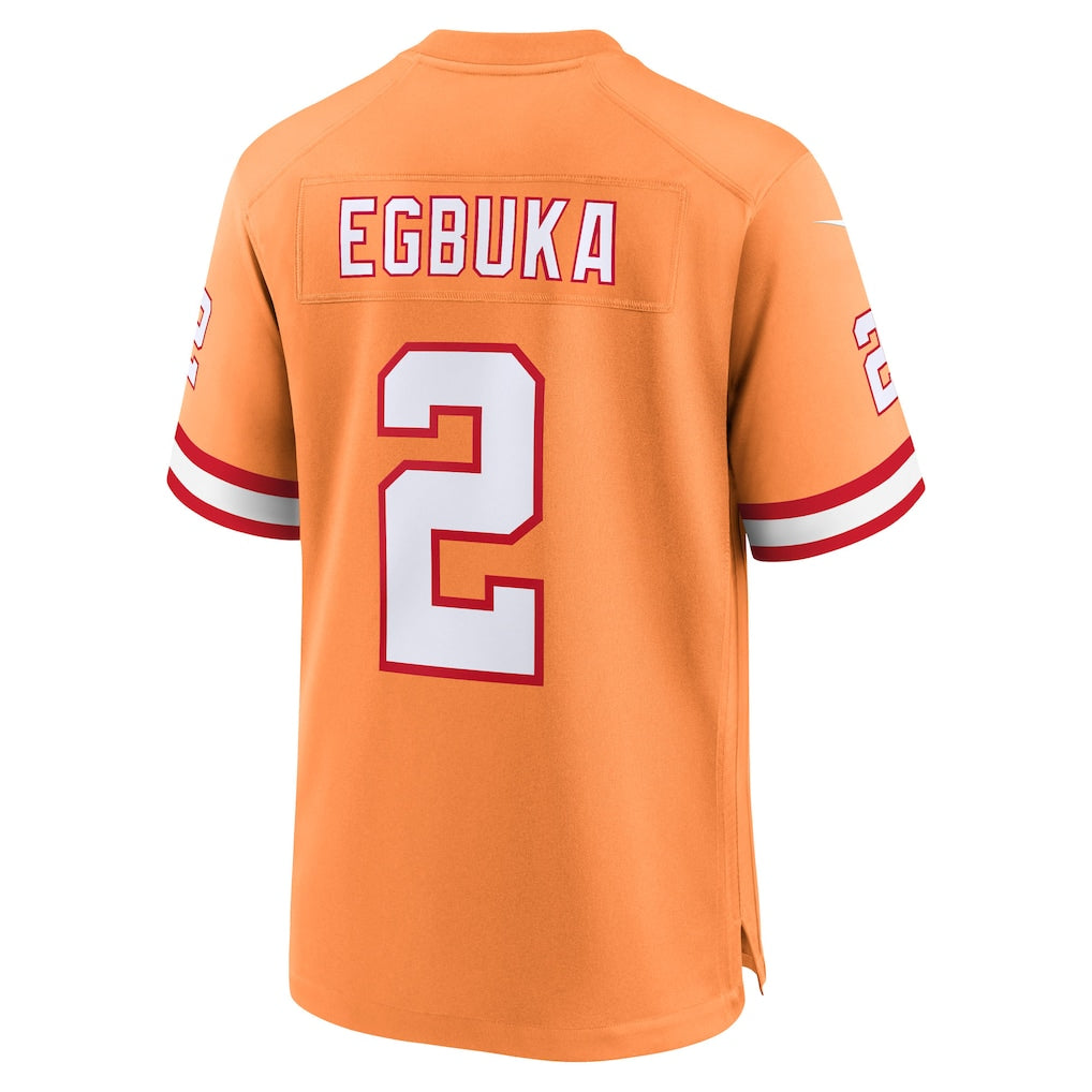 TB.Buccaneers #2 Emeka Egbuka Creamsicle Alternate 2 Game Jersey
