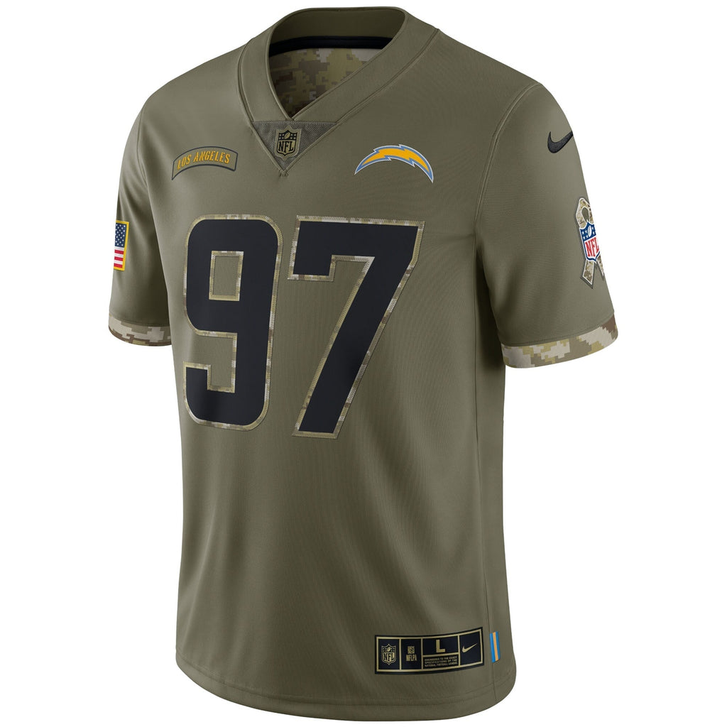 Joey Bosa Los Angeles Chargers  Salute To Service Limited Jersey - Olive