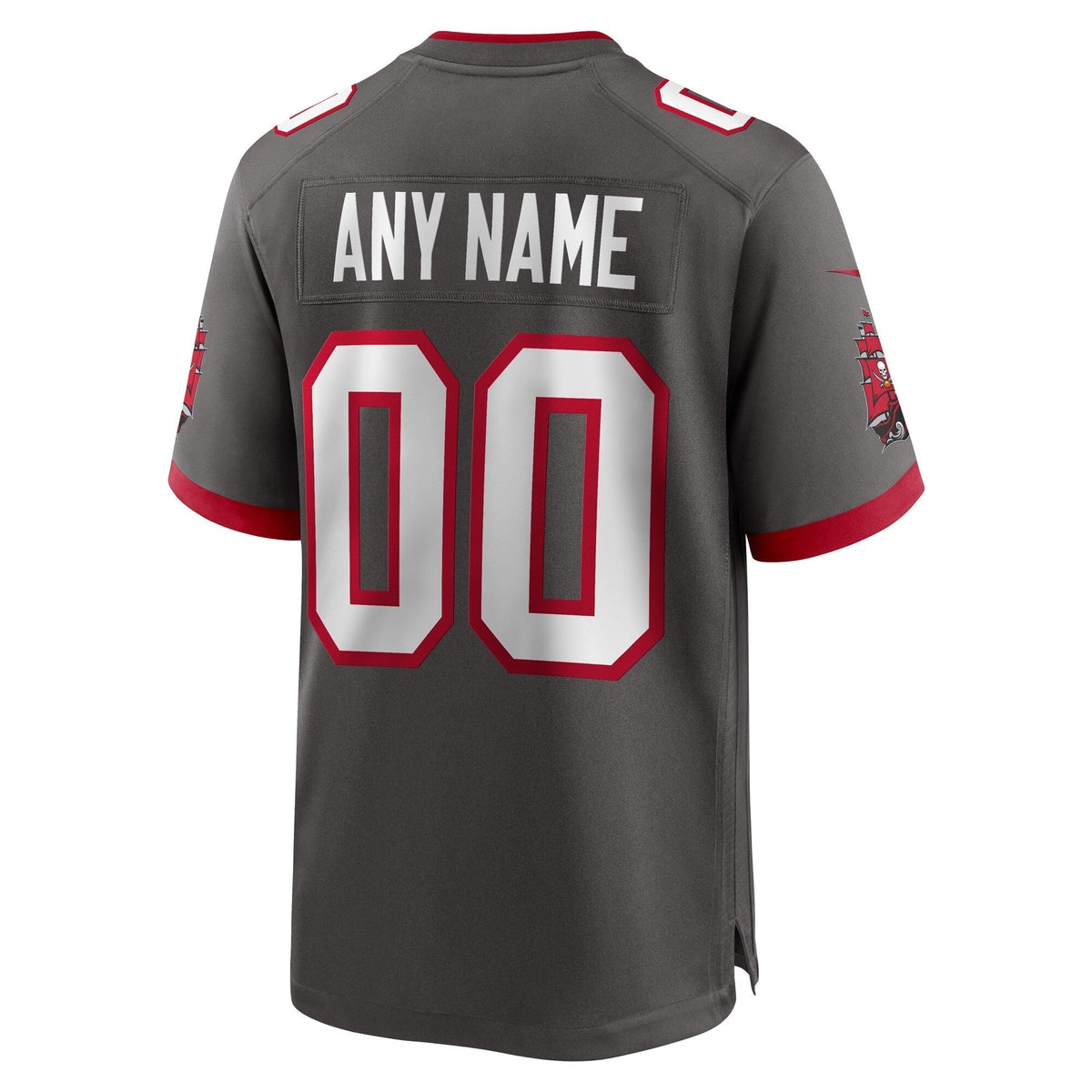 Tampa Bay Buccaneers  Alternate Custom Game Jersey - Pewter