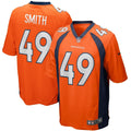 Dennis Smith Denver Broncos  Game Retired   Jersey - Orange