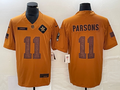 Men's Dallas Cowboys Micah Parsons Brown 2023 Salute To Service Limited Jersey