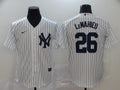 Men's New York Yankees DJ LeMahieu #26 White Replica Baseball Jersey1