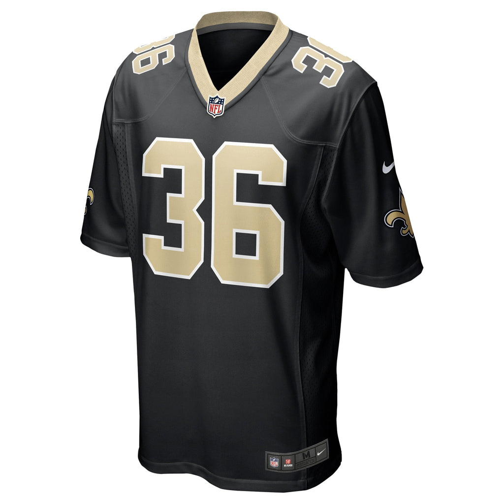 Anthony Johnson New Orleans Saints  Team Game Jersey -  Black