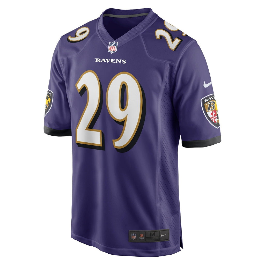Ar'Darius Washington Baltimore Ravens    Game Jersey - Purple