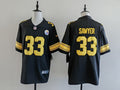 Men's Pittsburgh Steelers Jack Sawyer  Jersey -  Black-yellow numbers