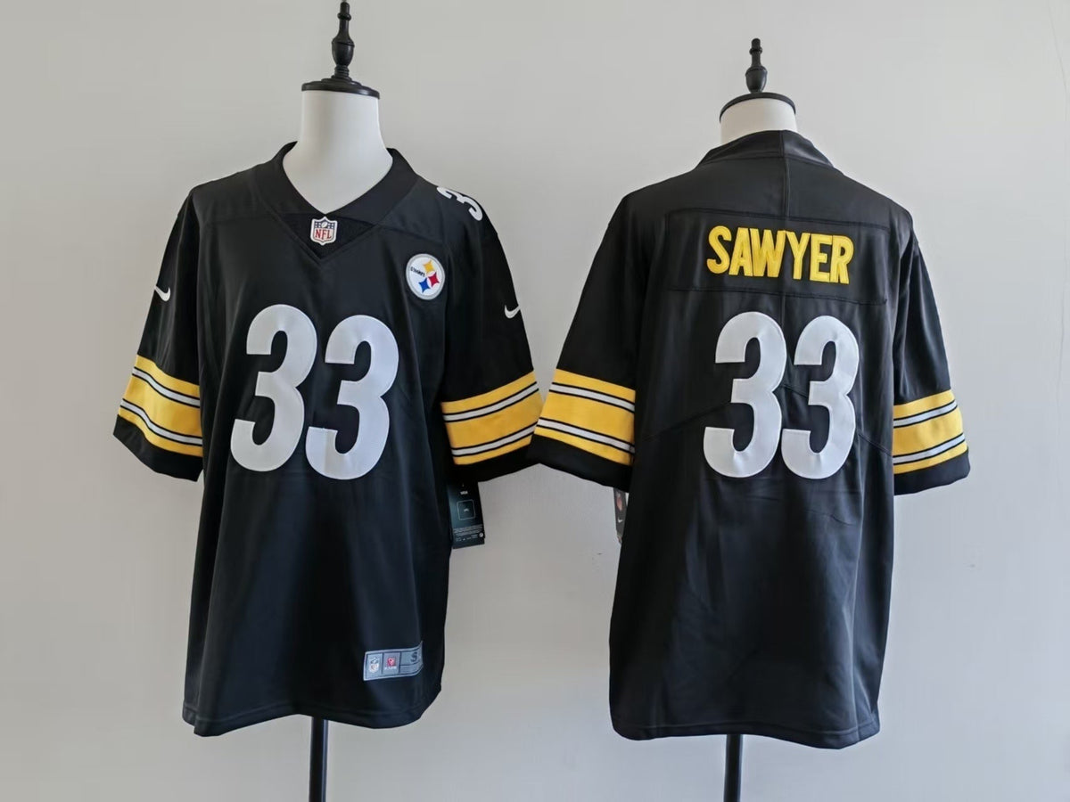 Men's Pittsburgh Steelers Jack Sawyer  Jersey -  Black