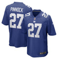 Jason Pinnock New York Giants  Game   Jersey - Royal