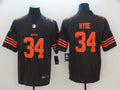 Men's Cleveland Browns Carlos Hyde Brown Game Player Jersey1