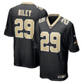 New Orleans Saints Quincy Riley Black Team Game Jersey