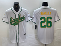 Men's Philadelphia Eagles Saquon Barkley White Player Game Jersey Joint Edition
