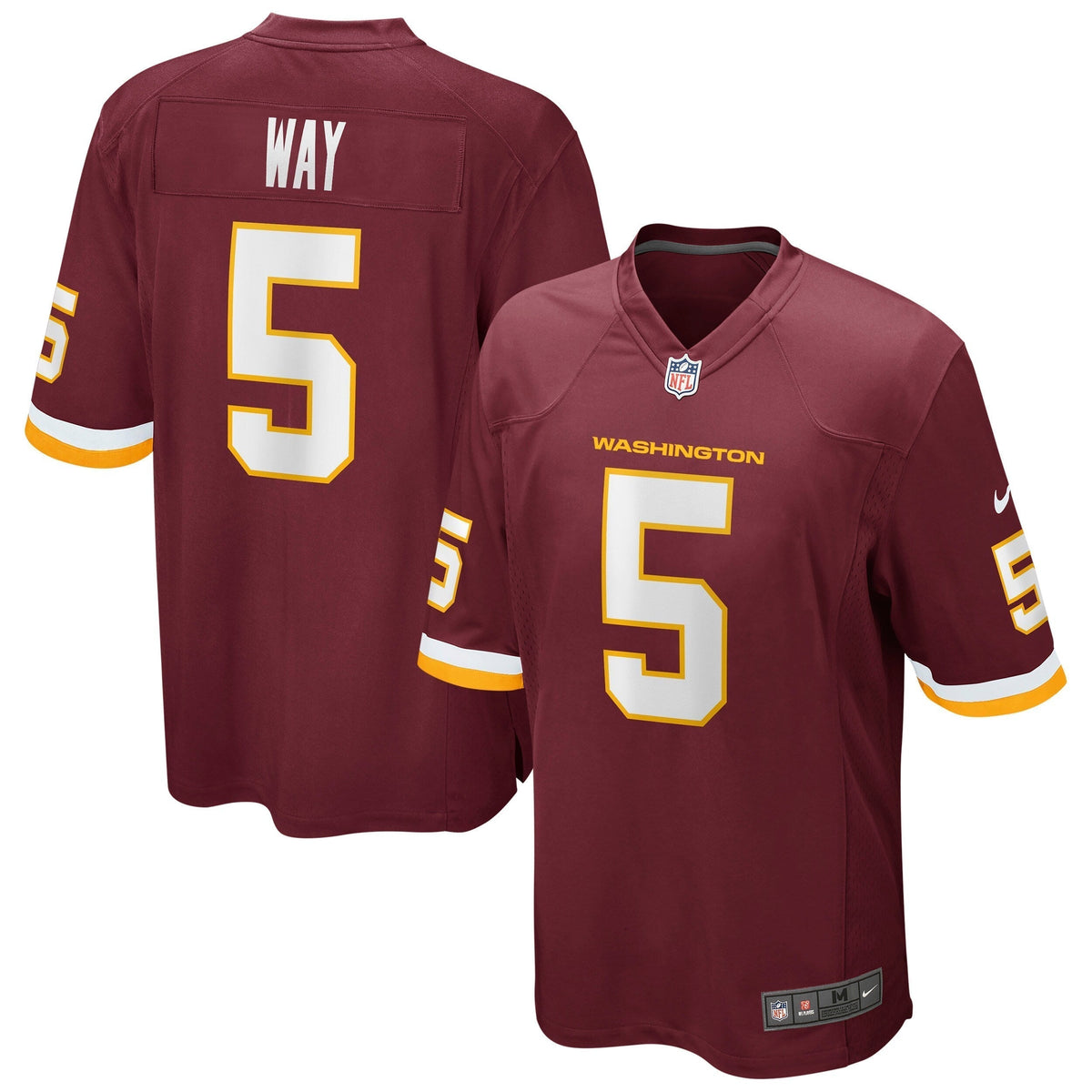 Tress Way Washington Football Team  Game   Jersey - Burgundy