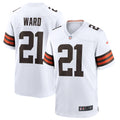 Denzel Ward Cleveland Browns Game Jersey - White