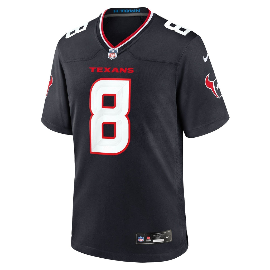John Metchie III Houston Texans  Team Game Jersey -  Navy