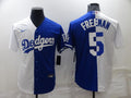 Men's Los Angeles Dodgers Freddie Freeman White/Blue Replica Baseball Jersey