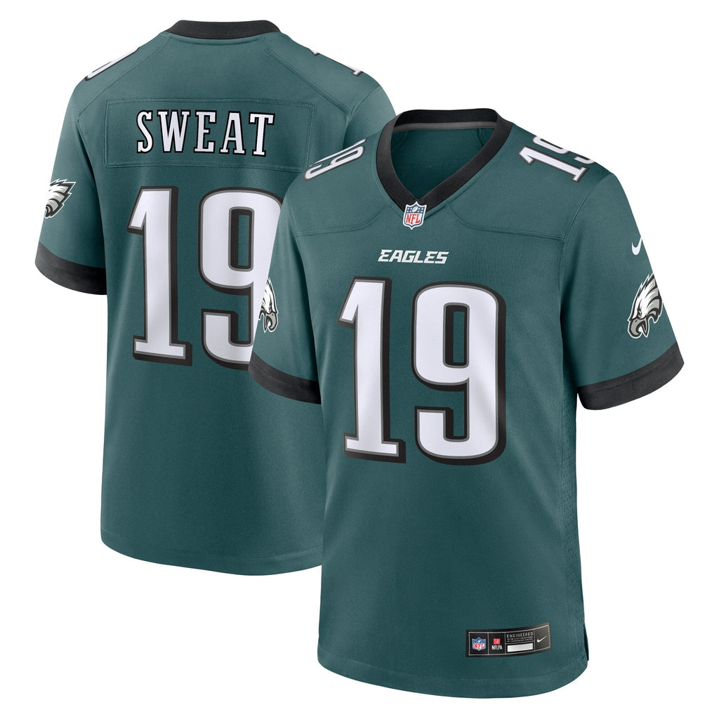 Josh Sweat Philadelphia Eagles  Team Game Jersey - Midnight Green