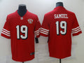 Men's San Francisco 49ers Deebo Samuel Red 75th Anniversary Game Jersey