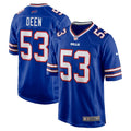 Branson Deen Buffalo Bills Game Jersey -  Royal
