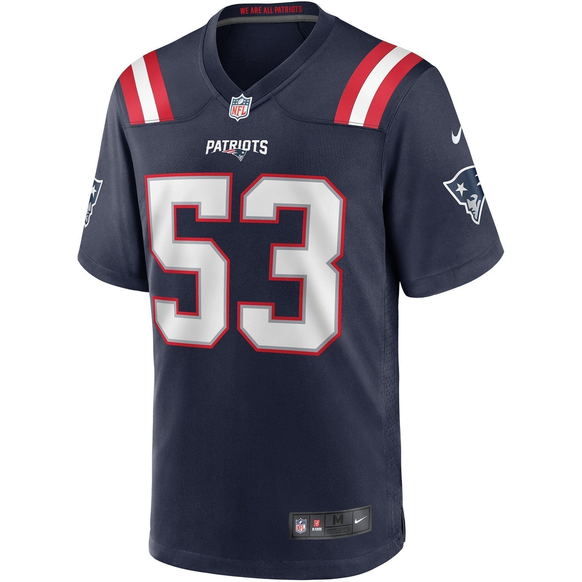 Chris Slade New England Patriots  Game Retired   Jersey - Navy