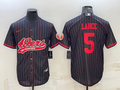 Men's San Francisco 49ers Trey Lance Black Player Jersey Joint Edition