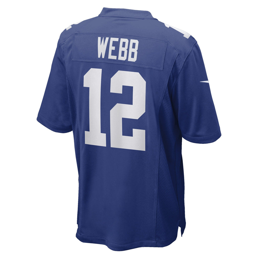 Davis Webb New York Giants  Game   Jersey - Royal