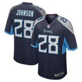 Tennessee Titans Chris Johnson Navy Retired Player Game Jersey