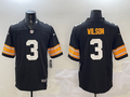 Men's Pittsburgh Steelers Russell Wilson  Jersey -  Black-No team logo