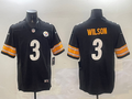 Men's Pittsburgh Steelers Russell Wilson  Jersey -  Black