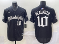 Men's Philadelphia Phillies J.T. Realmuto Black Replica Player Jersey