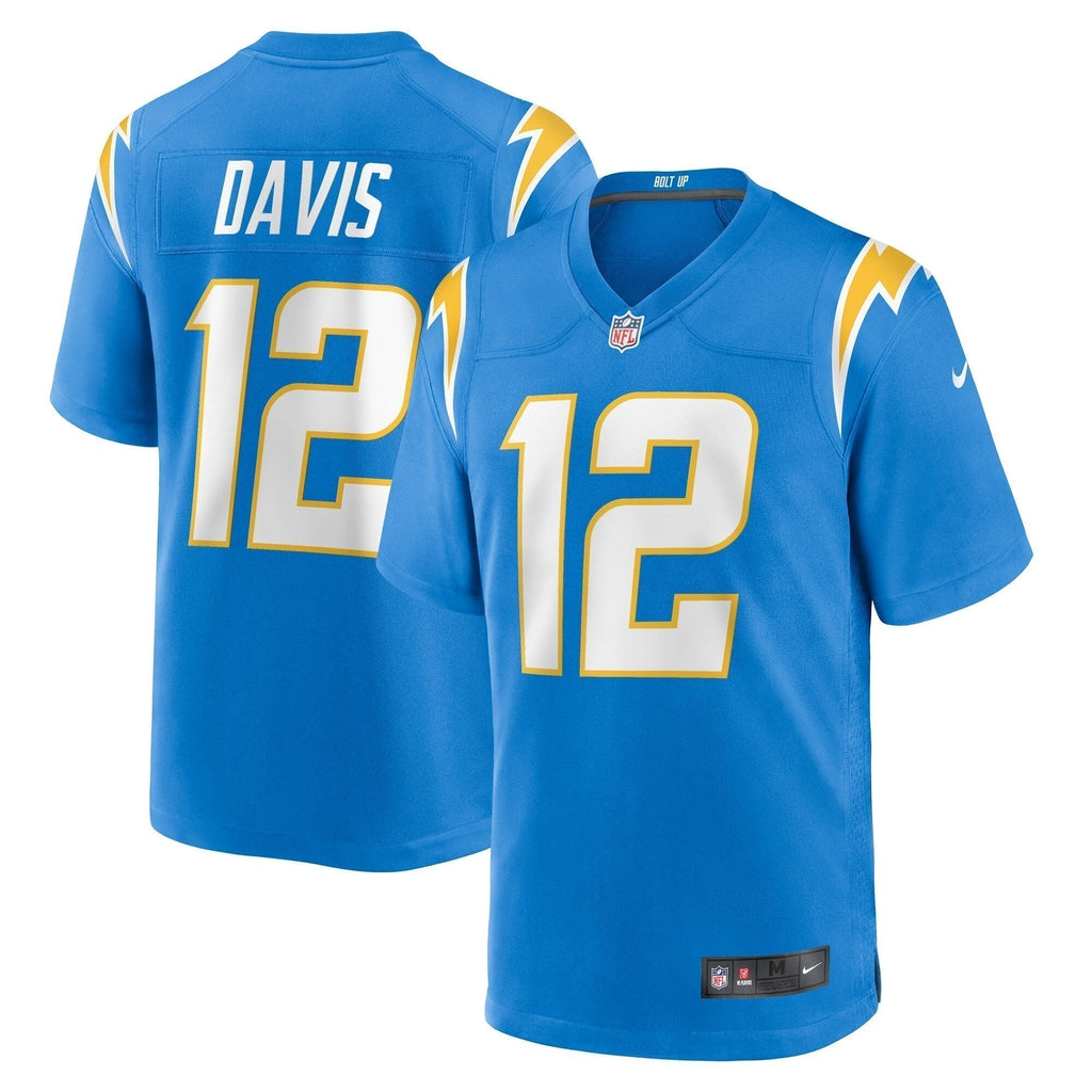 Derius Davis Los Angeles Chargers  Team Game Jersey - Powder Blue