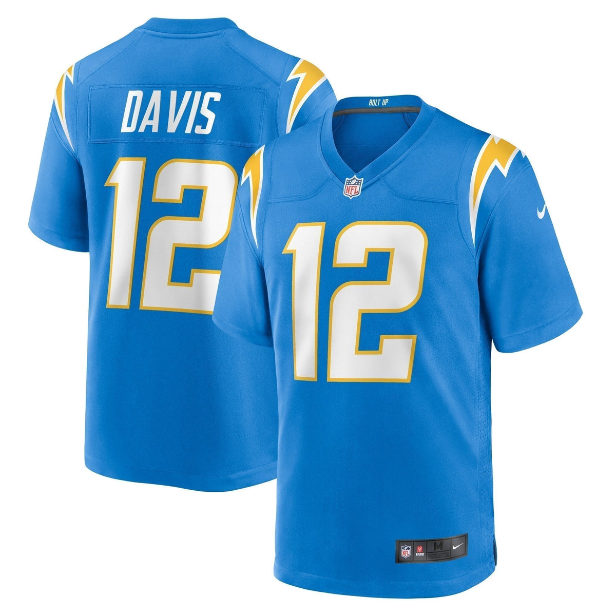 Derius Davis Los Angeles Chargers  Team Game Jersey - Powder Blue