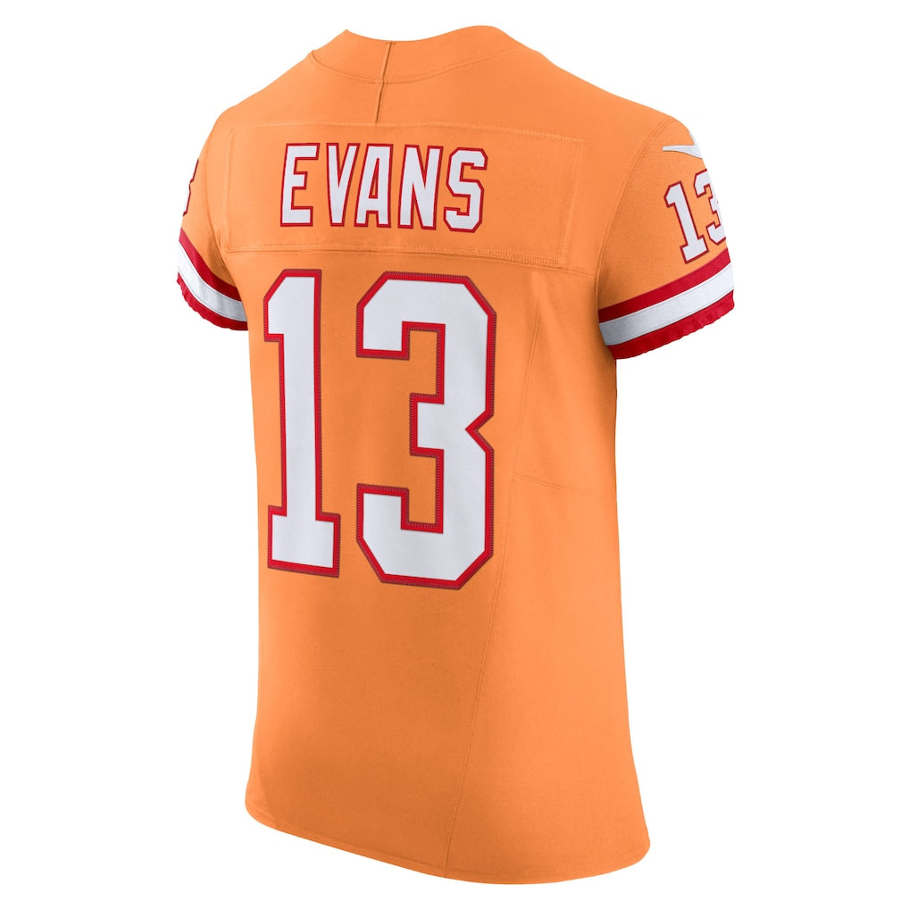 TB.Buccaneers #13 Mike Evans Orange Alternate Vapor F.U.S.E. Elite Jersey