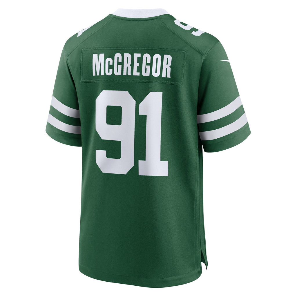 Braiden McGregor New York Jets  Team Game Jersey - Legacy Green