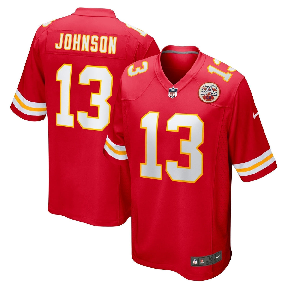Nazeeh Johnson Kansas City Chiefs  Game   Jersey - Red