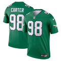 Jalen Carter Philadelphia Eagles  Alternate Legend Jersey - Kelly Green