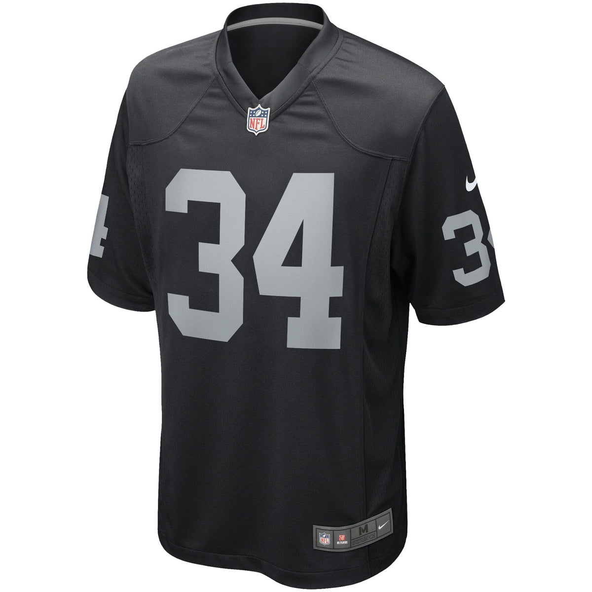 Bo Jackson Las Vegas Raiders  Game Retired   Jersey - Black