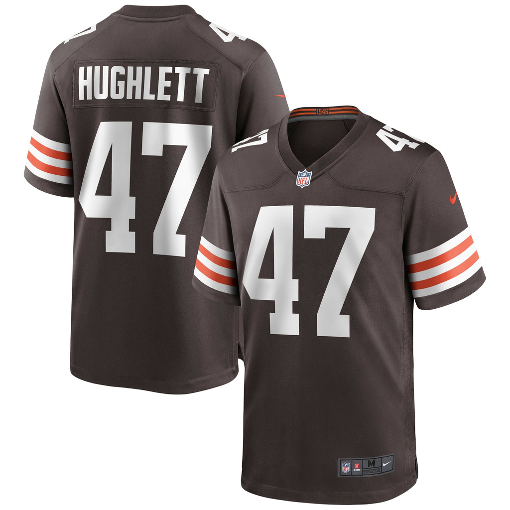 Charley Hughlett Cleveland Browns Game Jersey - Brown