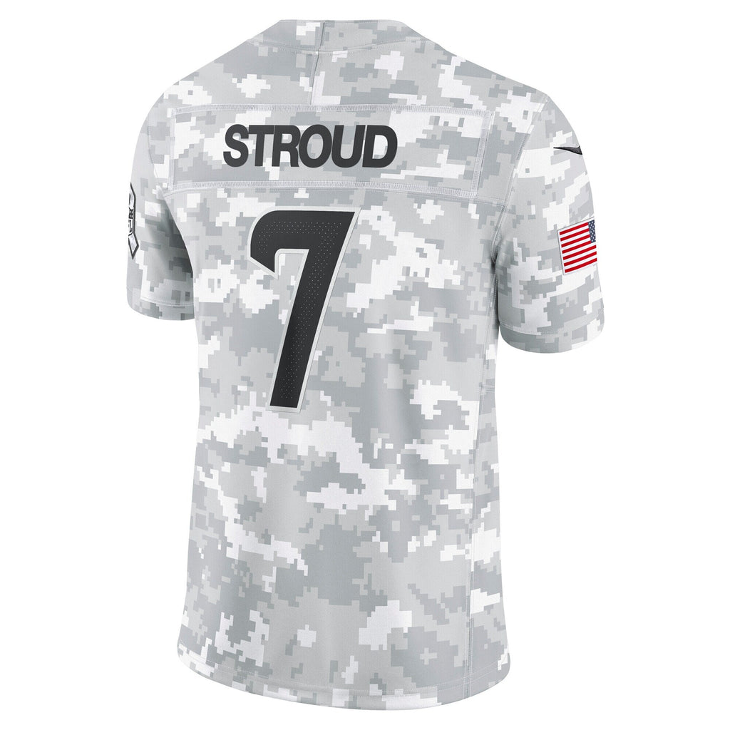 C.J. Stroud Houston Texans  2024 Salute to Service Limited Jersey - Arctic Camo