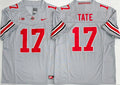 Men's Ohio State Buckeyes Carnell Tate Gray Player Game Jersey