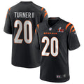 DJ Turner II Cincinnati Bengals  Super Bowl LVI Game Jersey - Black