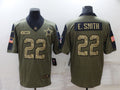 Men's Dallas Cowboys Emmitt Smith Brown Game Jersey